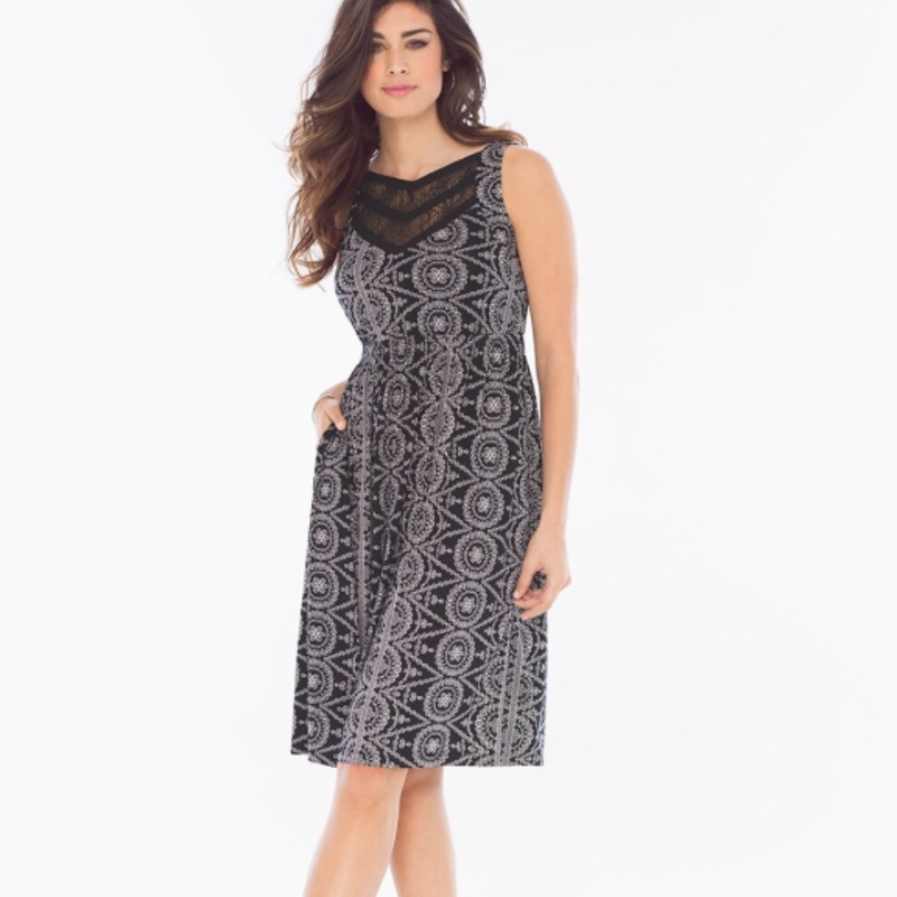 🆕 Soma Lace Print Dress